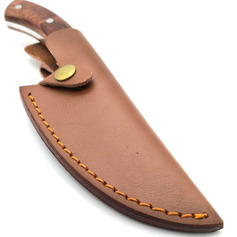 Leatherwork Knives - シェフとブタン用のフルタンハンドルレザーナイフシース、キッチンツール