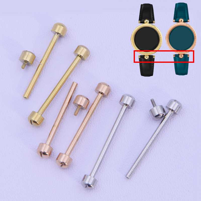 Leatherwork Kit - 時計ネジチューブロッドスプリングバー、革時計バンド用ねじ込み式時計ラグステムリンクキット、14、16、18、20、22mmブレスレット修理ツール