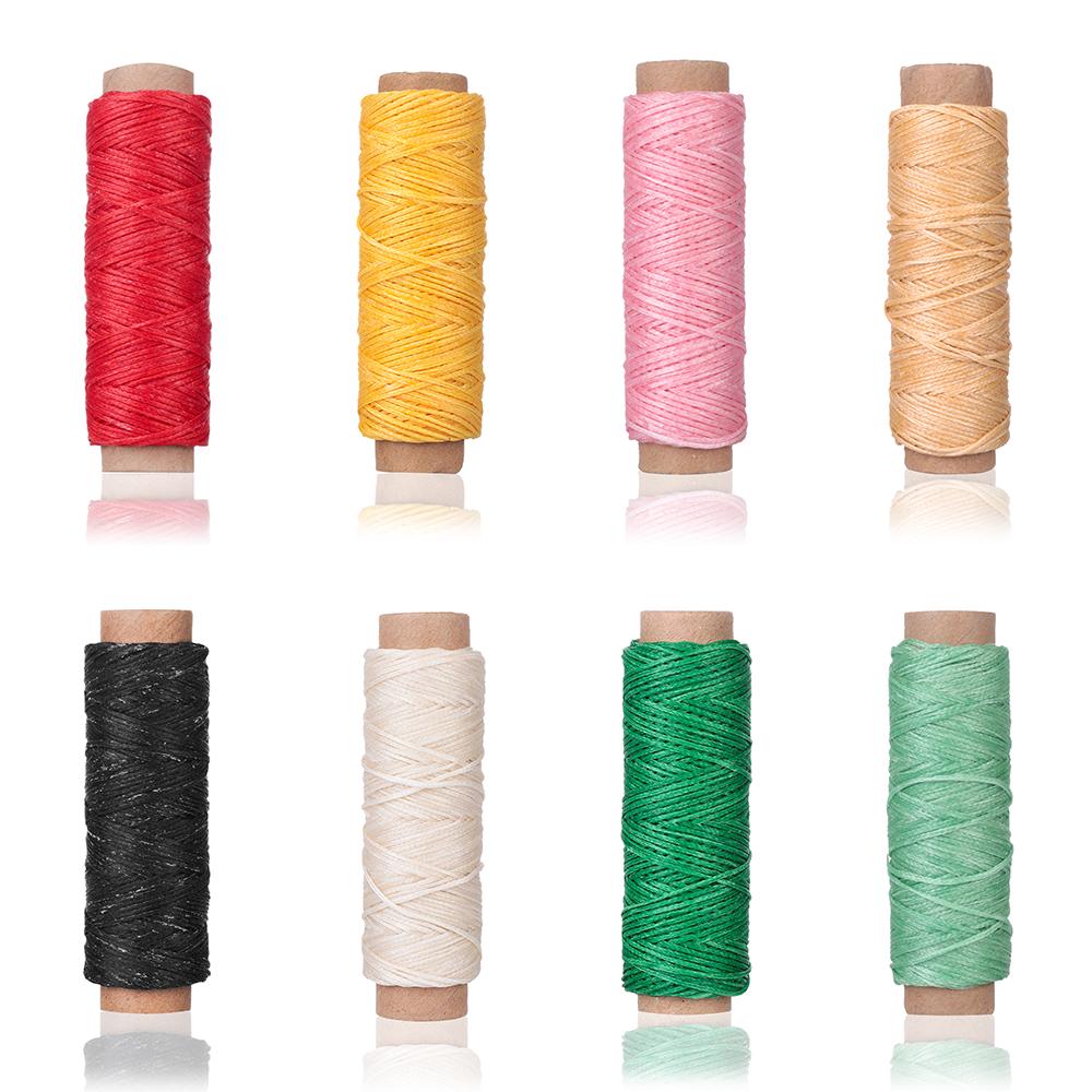 Leatherwork Thread - ワックス綿糸ロール,30m/ロール,コード,手縫い,革,工具,材料付属品用