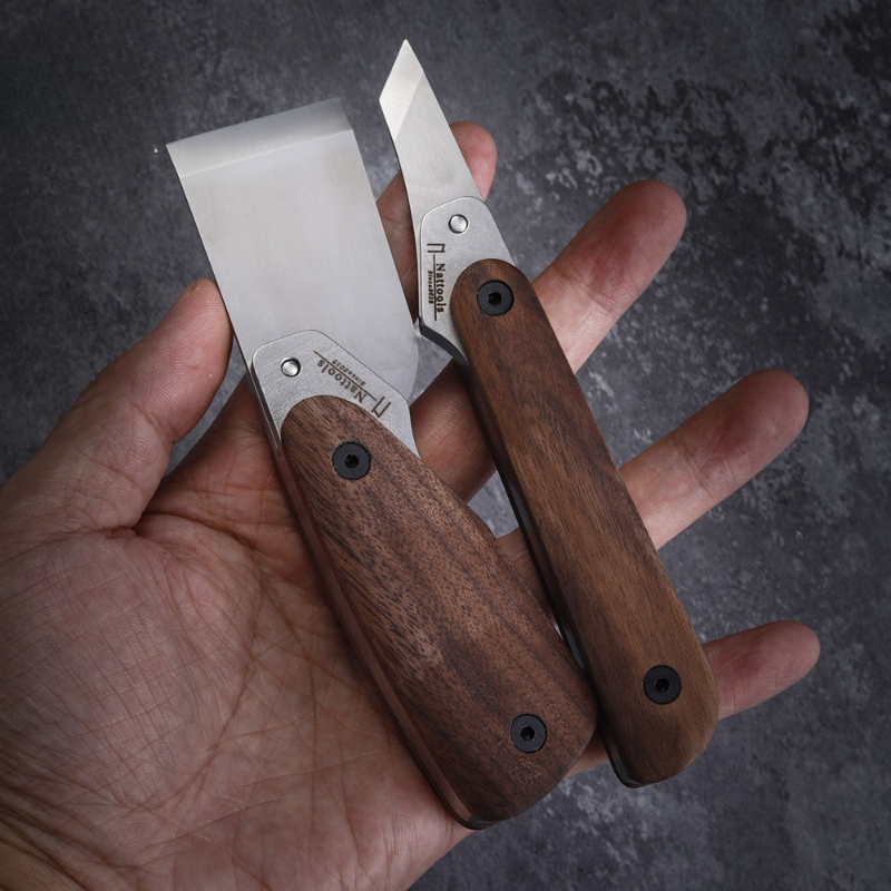 Leatherwork Knife - Nattools 革切断ナイフペンナイフ DC53 鋼ナイフ手作り DIY 革切断レザークラフト作業ツール