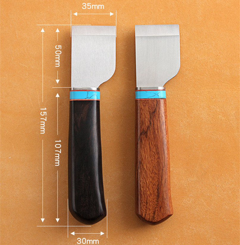 レザークラフト用刃厚3mm、幅35mm、レザークラフトナイフ - Leatherwork Knife のレビューと価格