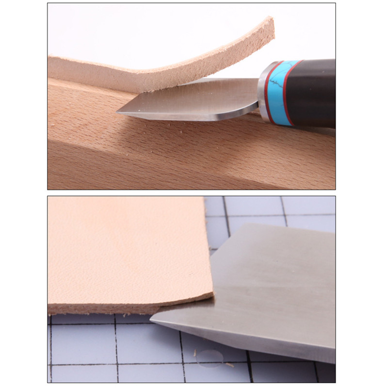 レザークラフト用刃厚3mm、幅35mm、レザークラフトナイフ - Leatherwork Knife のレビューと価格