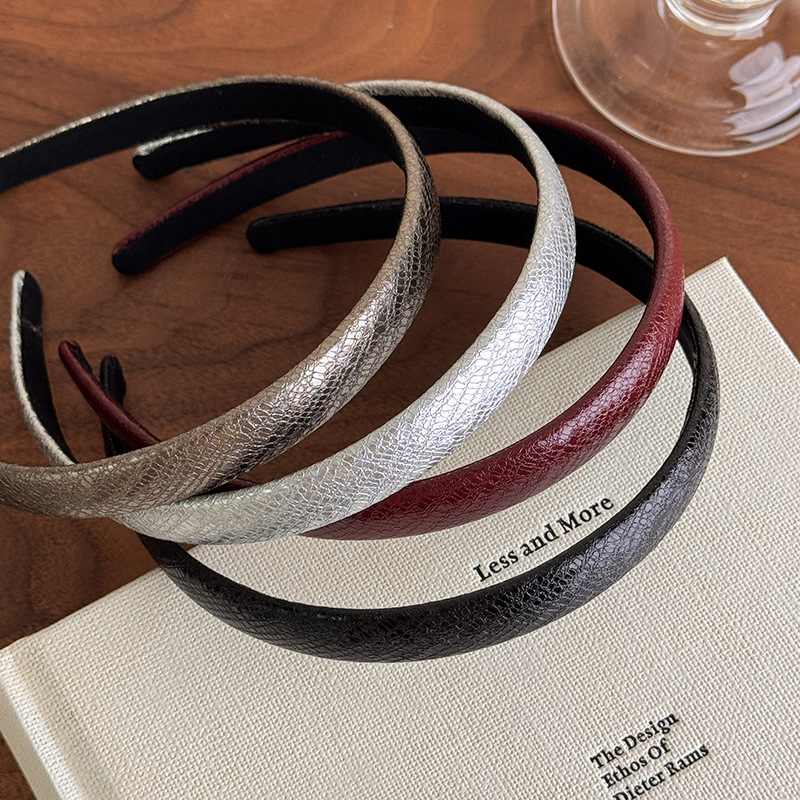 ヴィンテージレッドレザー薄型ヘッドバンド複数のスタイルレトロ - Leatherwork Rings のレビューと価格