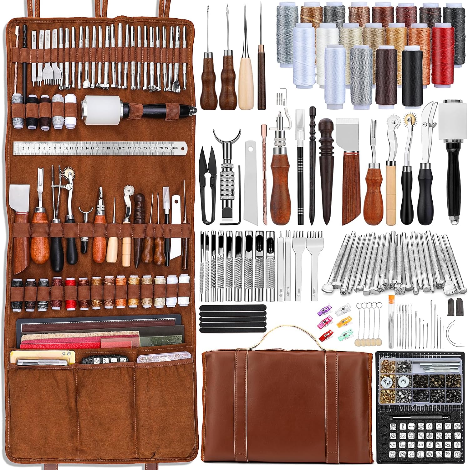 レザーツールキット レザークラフトツール レザーワーキングキ - Leatherwork Kit のレビューと価格