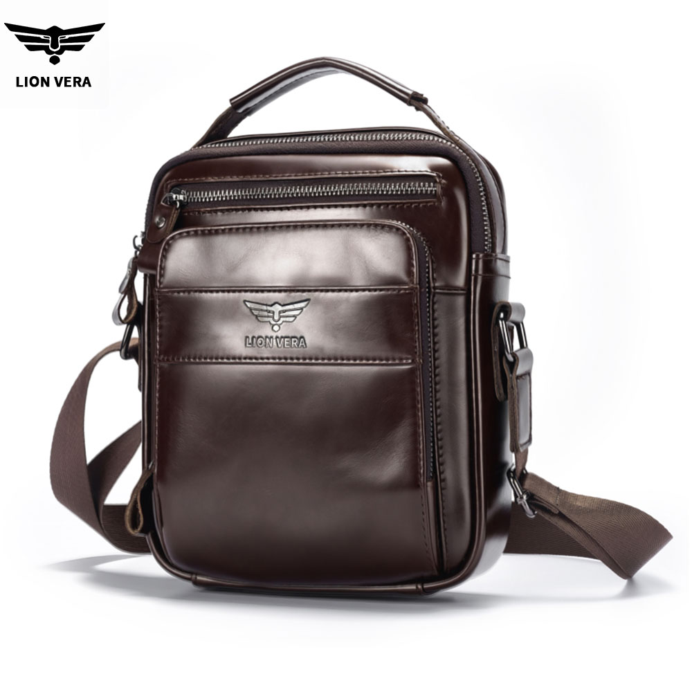 LION VERA メンズ 本革 ショルダーバッグ 6.7イ - Leatherwork Thread のレビューと価格
