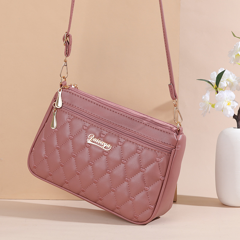 Pu レザークロスボディバッグジッパー新ファッションショルダ - Leatherwork Thread のレビューと価格