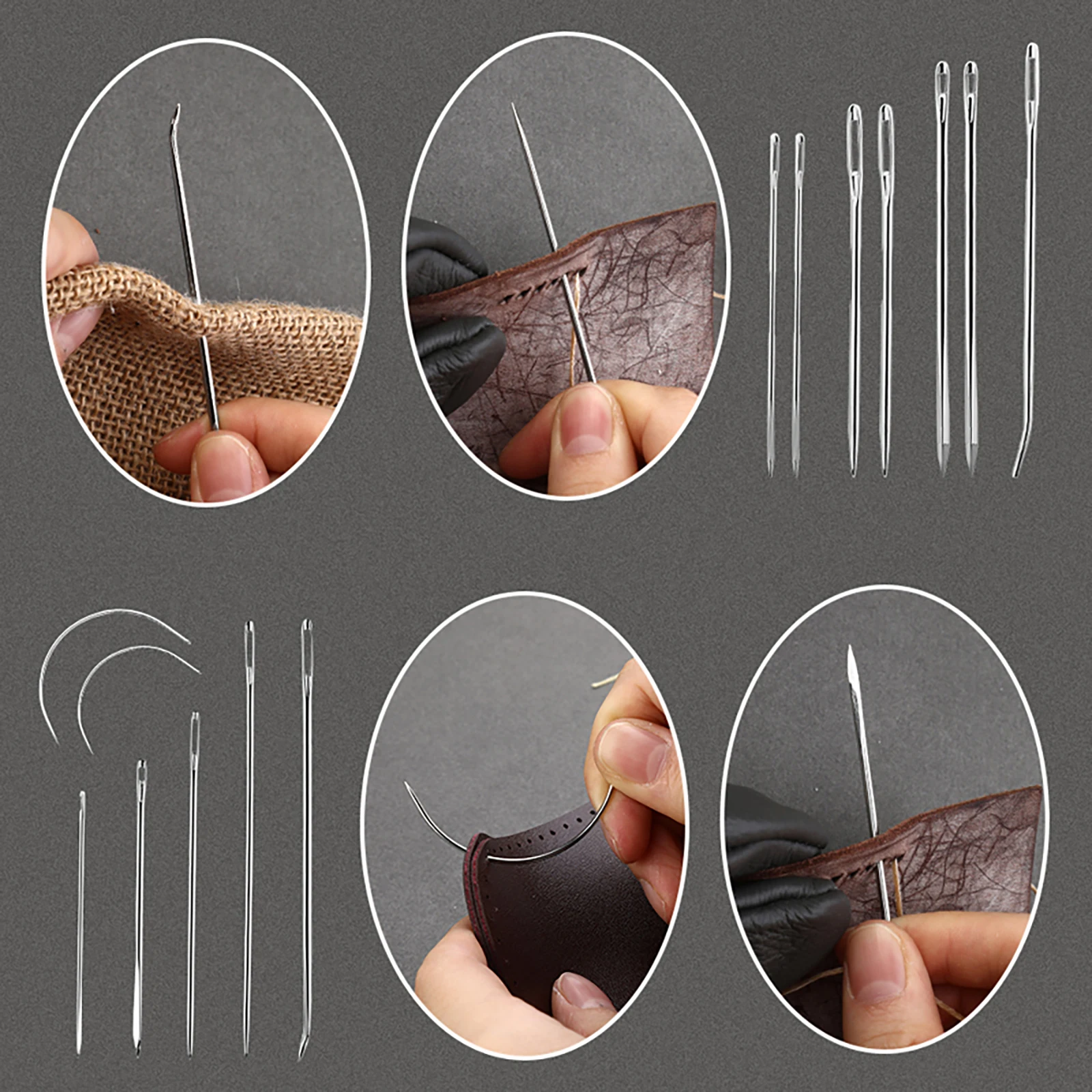 オレンジ色の革製縫製キット、室内装飾品修理キット、初心者やプ - Leatherwork Awl のレビューと価格