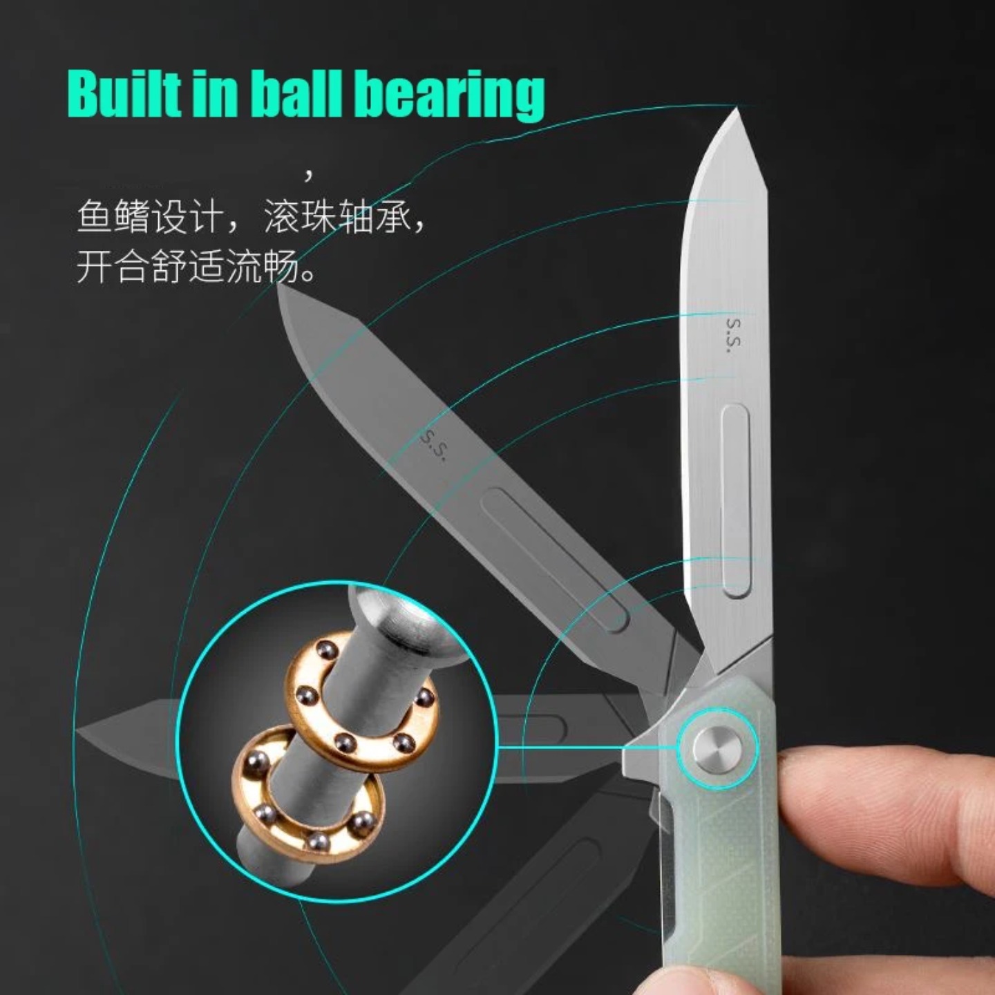 交換可能な刃付きの新しいナイフ、G10グリップ、紙や革の手動 - Leatherwork Knife のレビューと価格