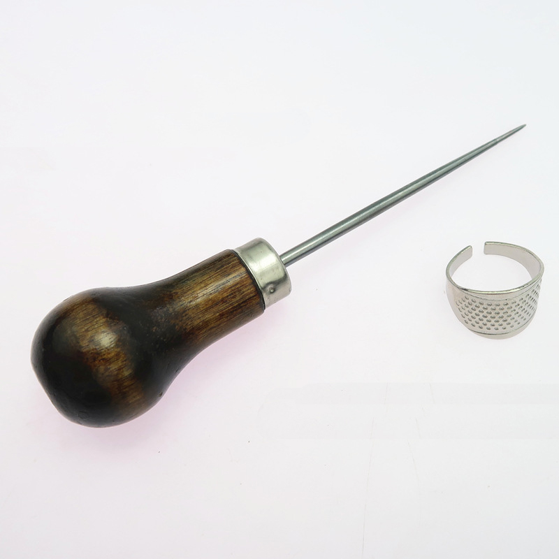 25個/セット レザークラフト縫製キット DIY手縫いグルー - Leatherwork Awl のレビューと価格