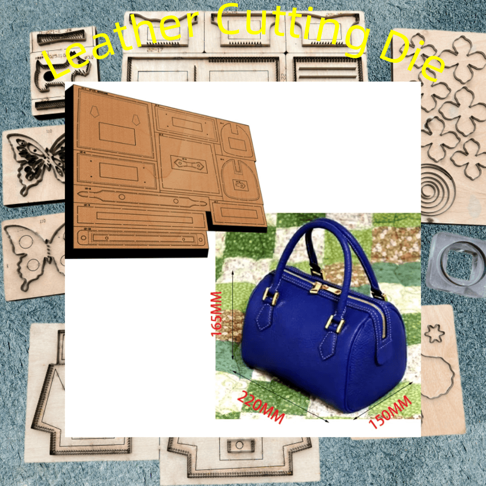 木製カッティングダイハンドバッグ＆ウォレット型XF145、D - Leatherwork Rings のレビューと価格