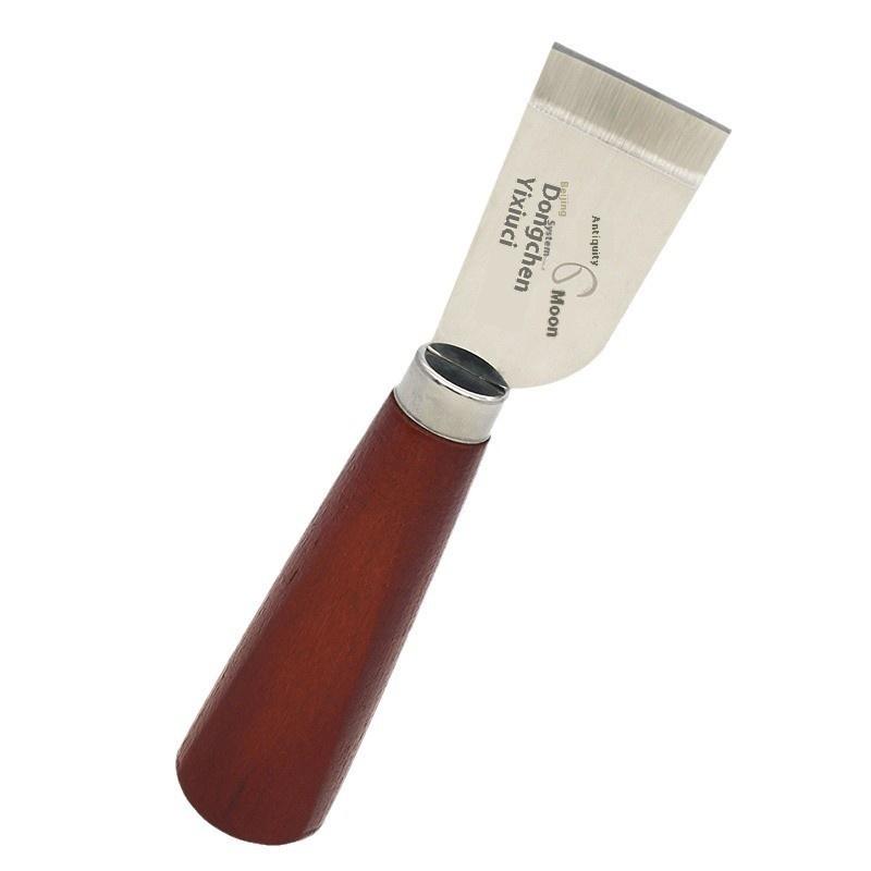 DIYレザークラフト用工具 木製ハンドル付き革漉きナイフ 精 - Leatherwork Knife のレビューと価格