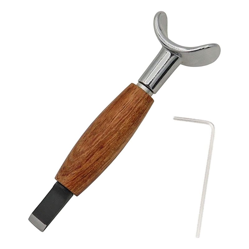 【ORNAMENT】芸術的で実用的なレザークラフト用回転ナイ - Leatherwork Knife のレビューと価格
